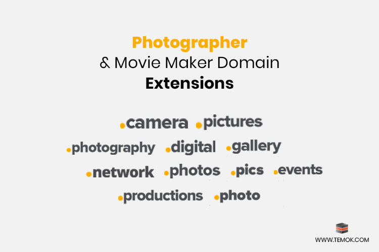 Best Domain Extensions For Photographers and Filmmakers