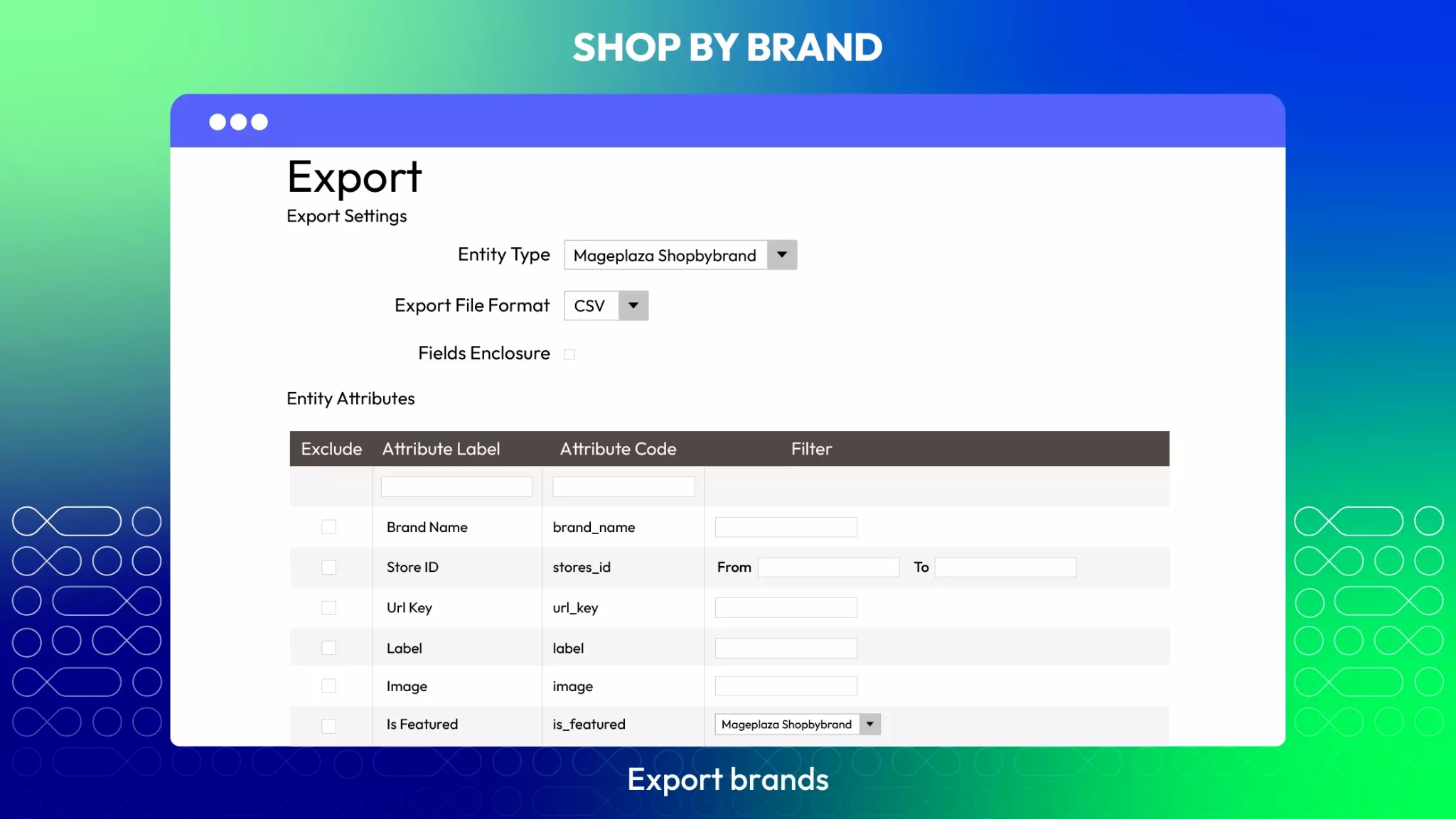 Magento 2 Shop By Brand
