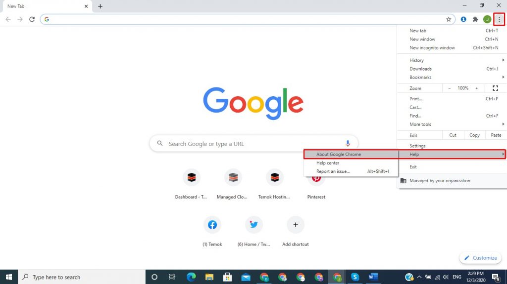 ERR_CACHE_MISS: Google Chrome settings