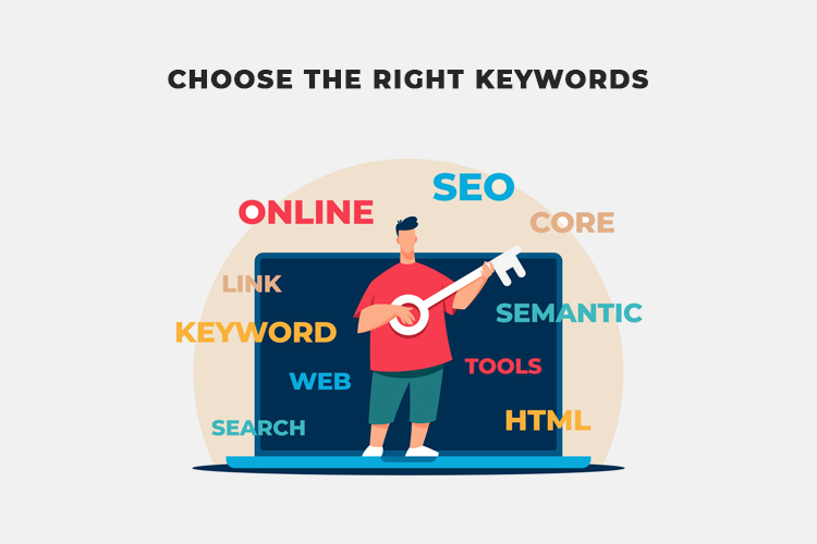 3. Choose the right keywords