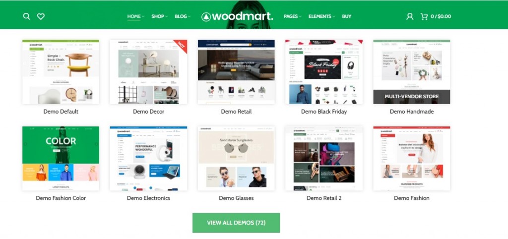 WoodMart Review: Free demos