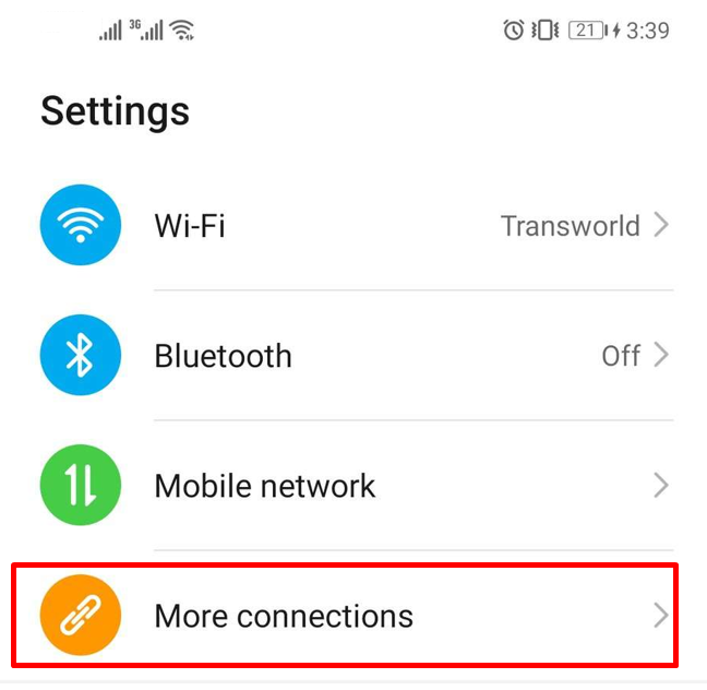 What is Private DNS: Open android settings