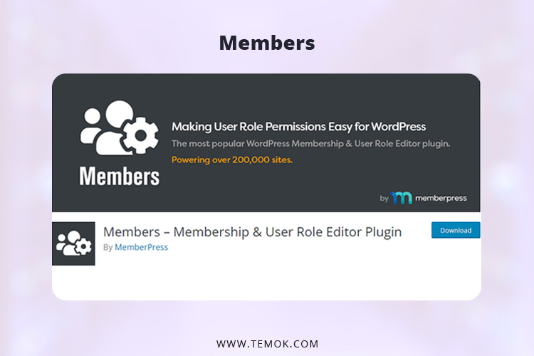  WordPress Plugins ; MemberPress