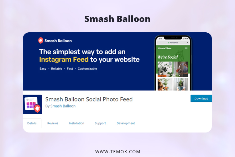 WordPress Plugins ; Smash Balloon