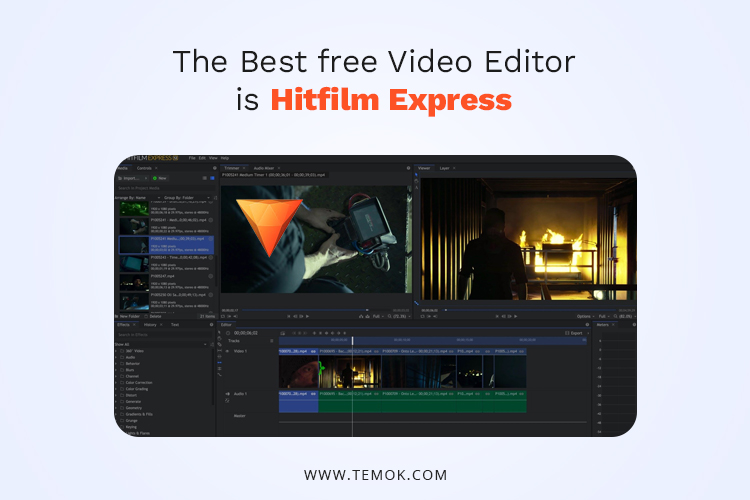 Free Video Editing Software ; HitFilm Express