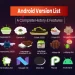 Android Version List